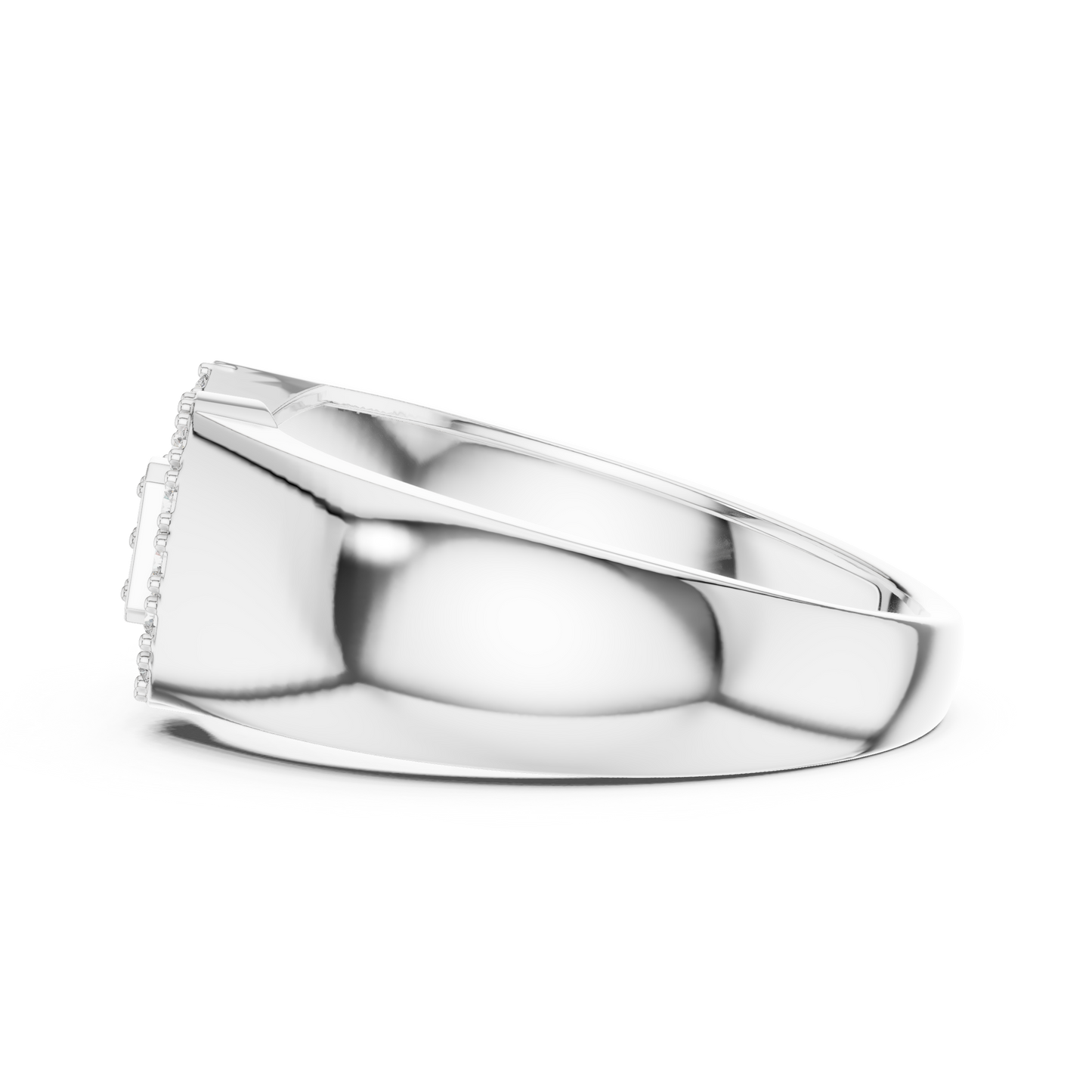 Oval Shape Halo Lab Grown Diamond Ring in 14K Rose Gold