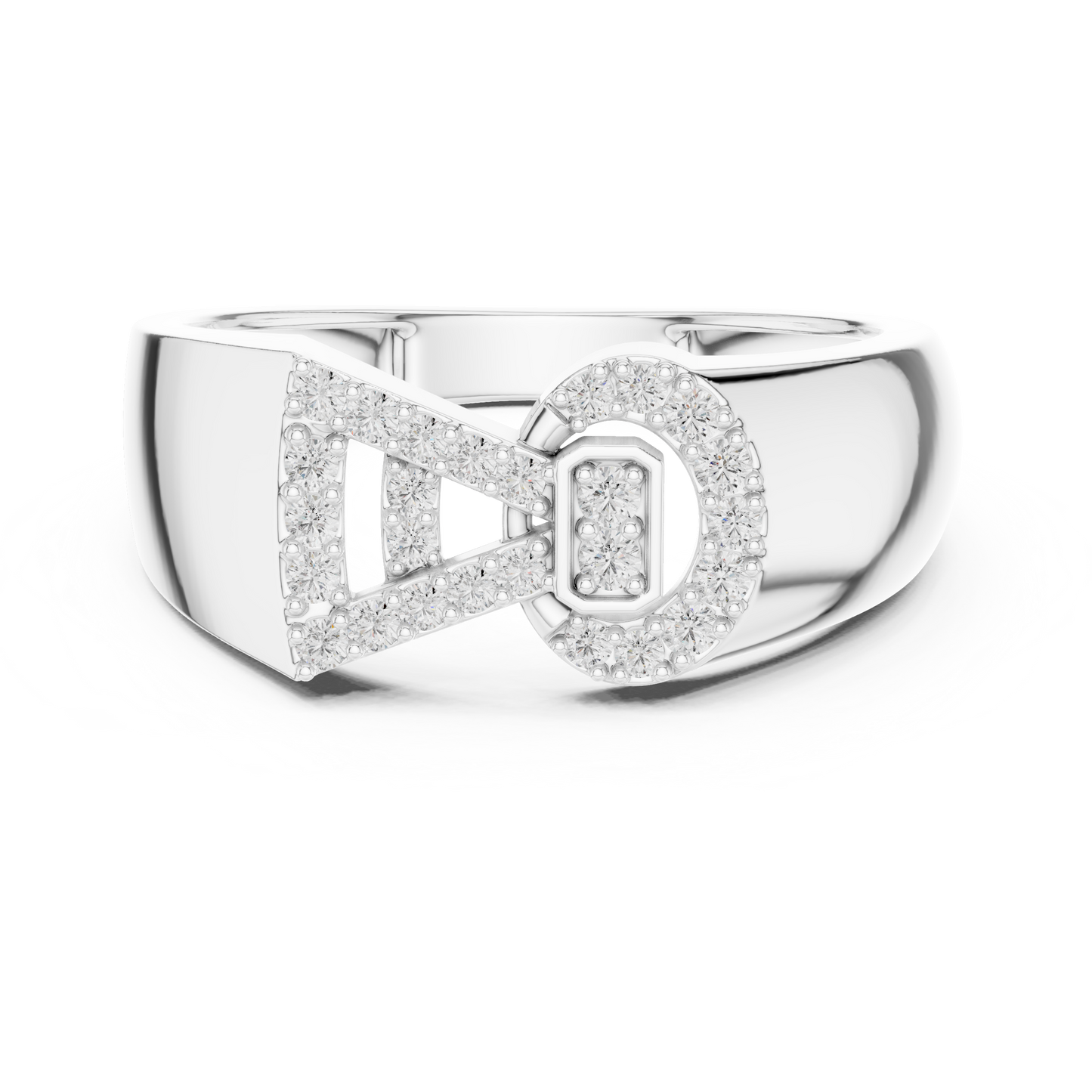 Oval Shape Halo Lab Grown Diamond Ring in 14K Rose Gold