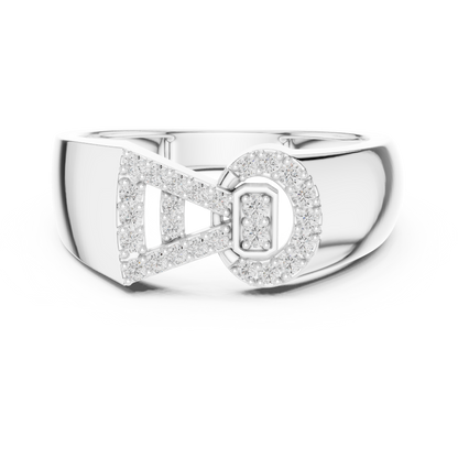 Oval Shape Halo Lab Grown Diamond Ring in 14K Rose Gold
