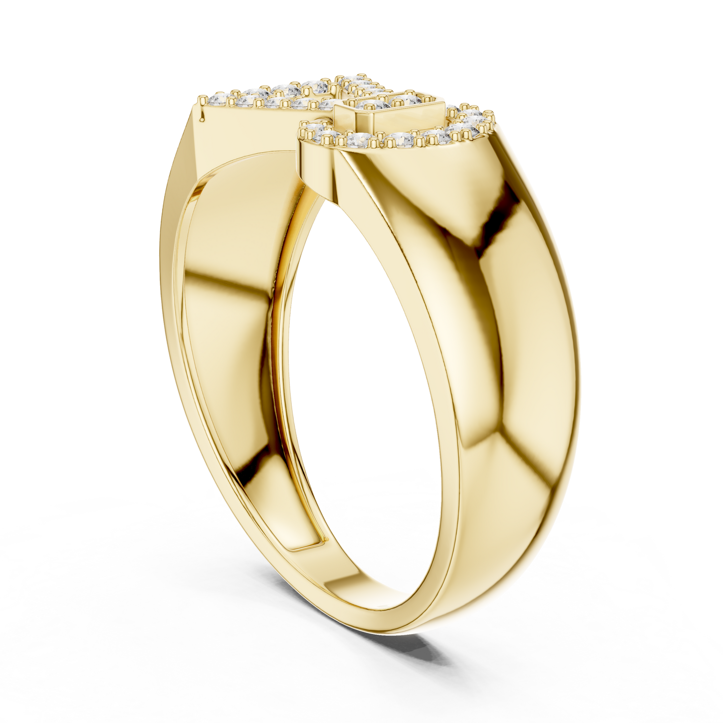 Oval Shape Halo Lab Grown Diamond Ring in 14K Rose Gold