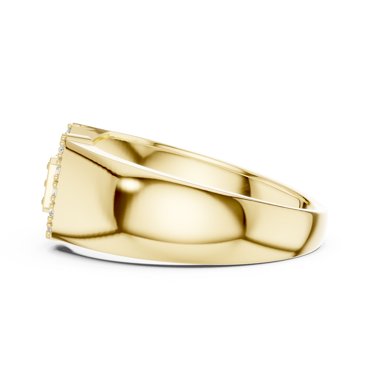 Oval Shape Halo Lab Grown Diamond Ring in 14K Rose Gold
