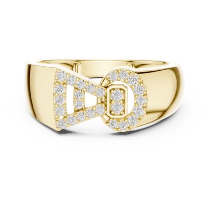 Oval Shape Halo Lab Grown Diamond Ring in 14K Rose Gold