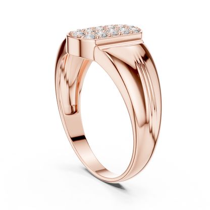 Geometric Honeycomb Lab Grown Diamond Ring