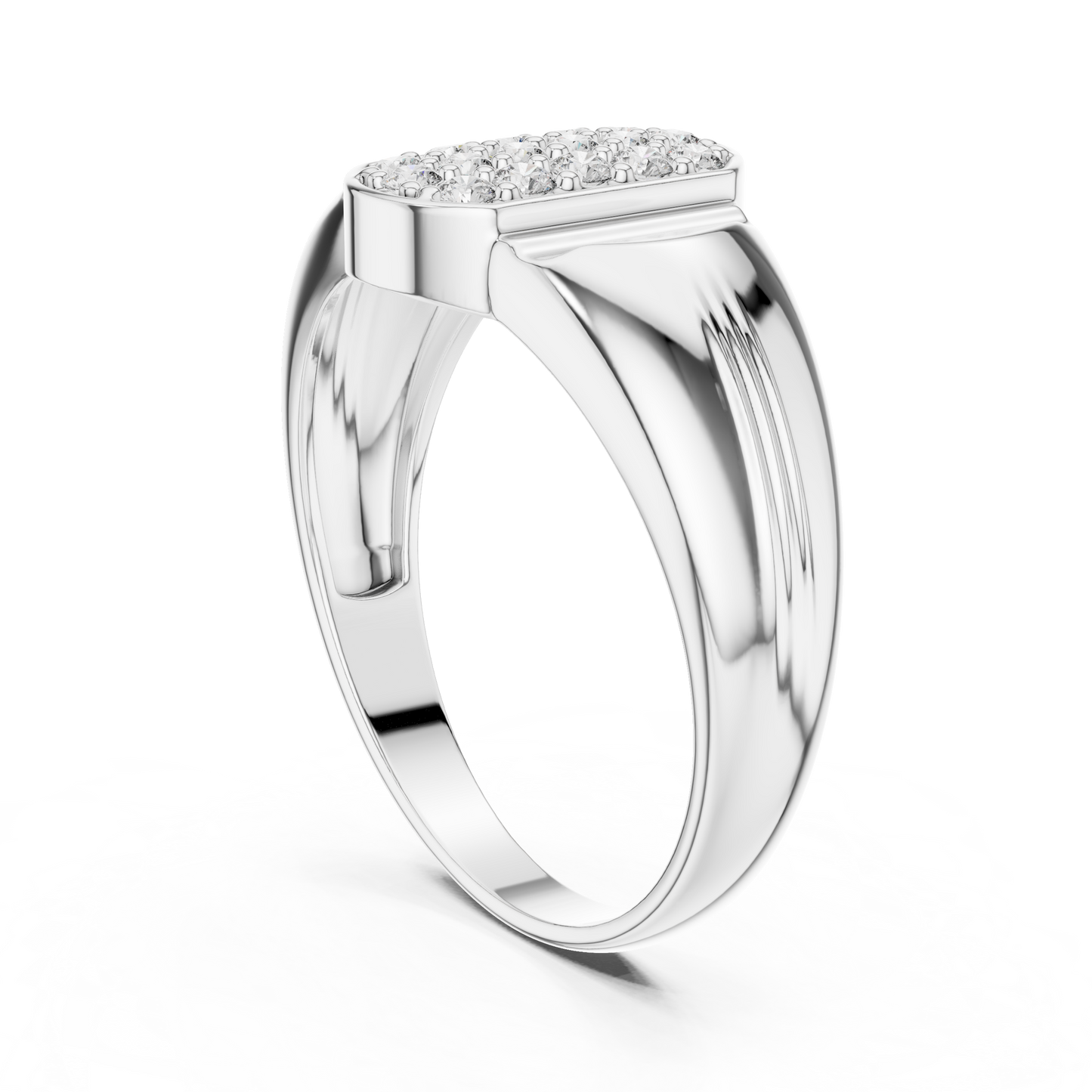 Geometric Honeycomb Lab Grown Diamond Ring