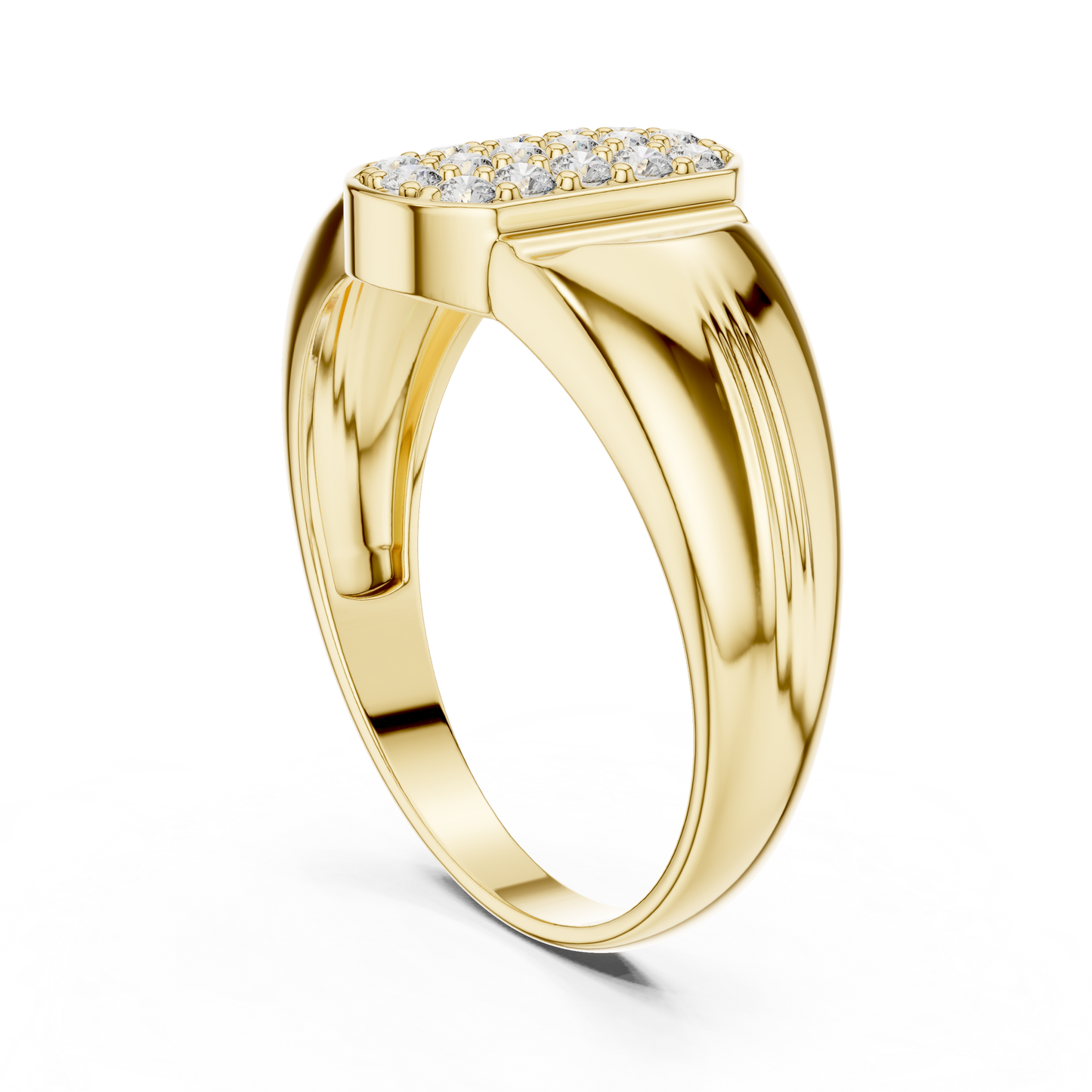 Geometric Honeycomb Lab Grown Diamond Ring
