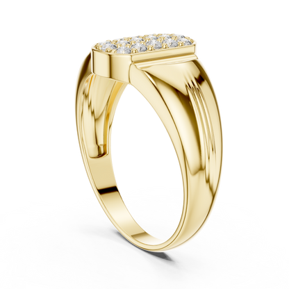 Geometric Honeycomb Lab Grown Diamond Ring