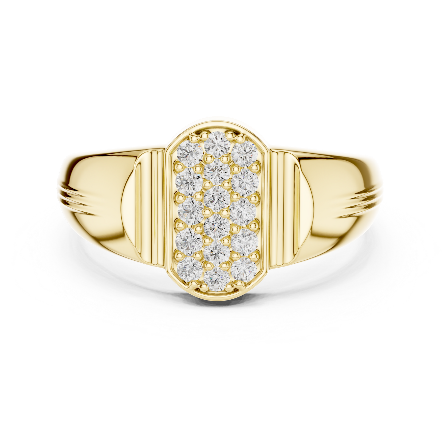 Geometric Honeycomb Lab Grown Diamond Ring
