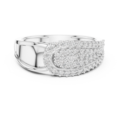 Round Cut Lab Grown Diamond Rose Gold Engagement Ring