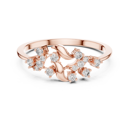 Unique Nature Inspired Lab Grown Diamond Ring