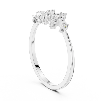 Unique Nature Inspired Lab Grown Diamond Ring