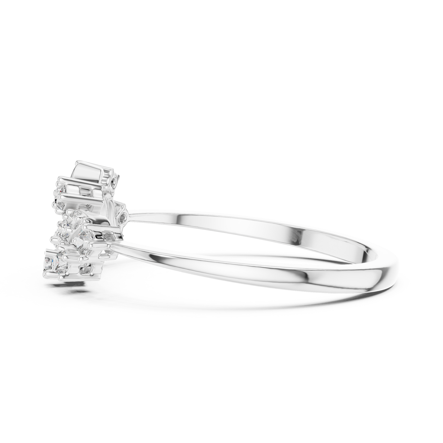 Unique Nature Inspired Lab Grown Diamond Ring