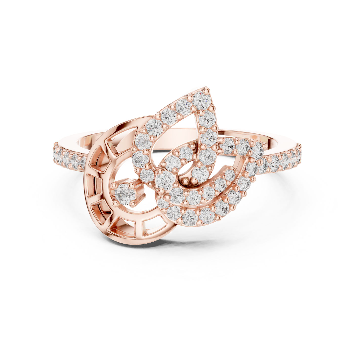 Vintage Inspired Art Deco Lab Grown Diamond Ring