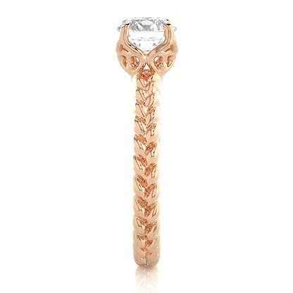 1.5 ct Braid Solitaire Ring