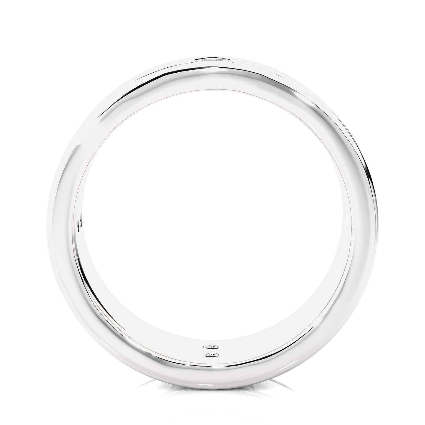 Bar Set Round Cut Ring