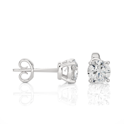 1 ct Solitaire Studs