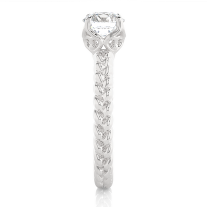 1.5 ct Braid Solitaire Ring