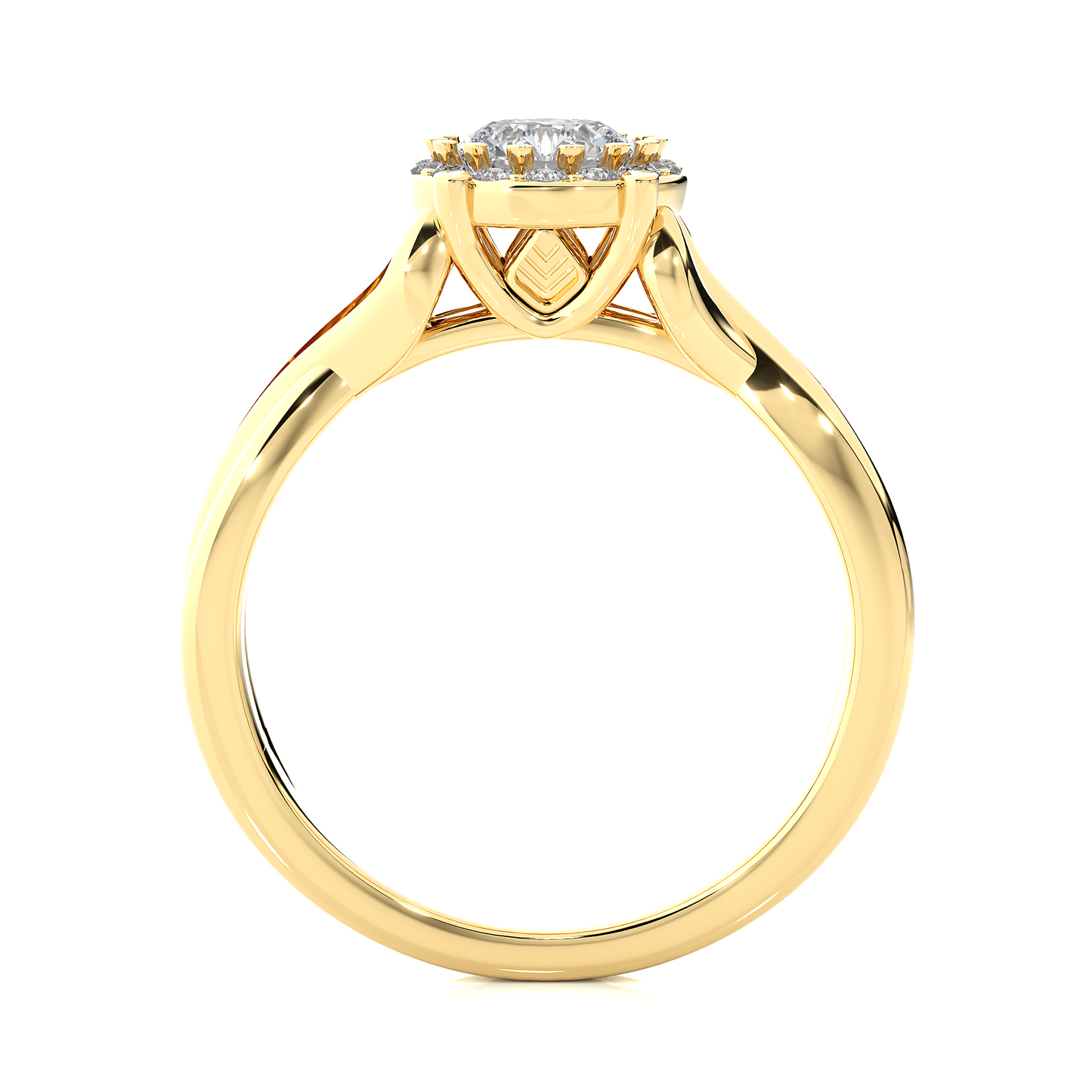 1 ct Vine Solitaire Ring