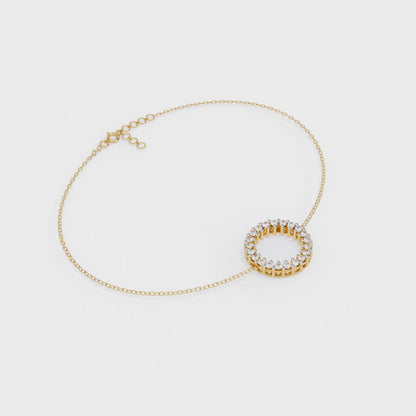 Circle Diamond Bracelet